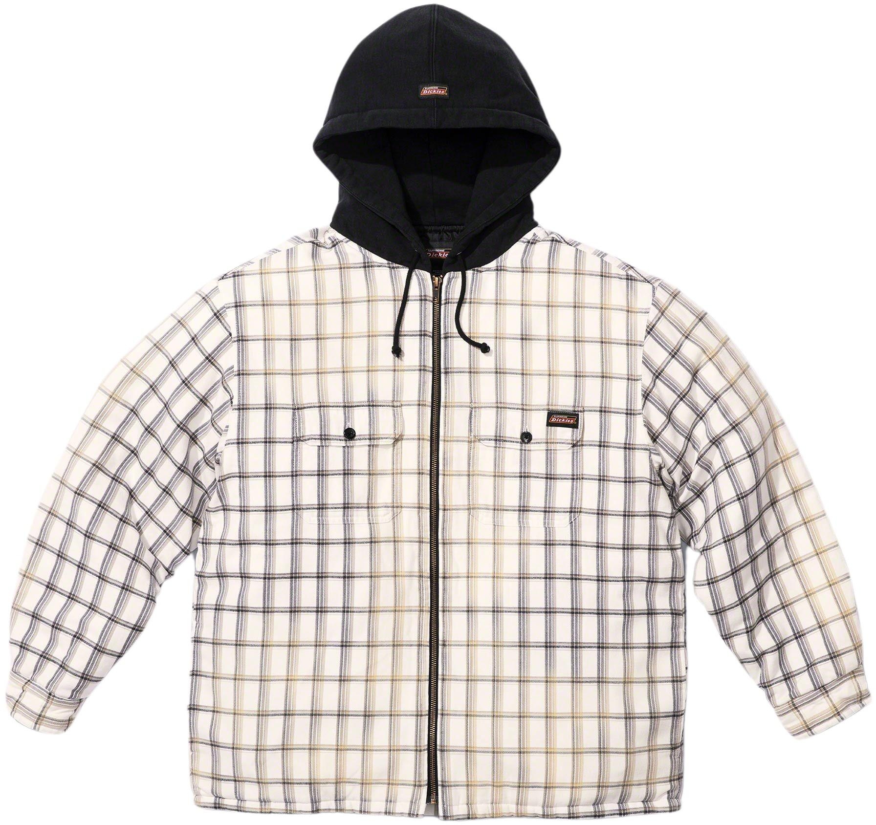 Supreme®/Dickies® Plaid Hooded Zip Up Shirt view 2